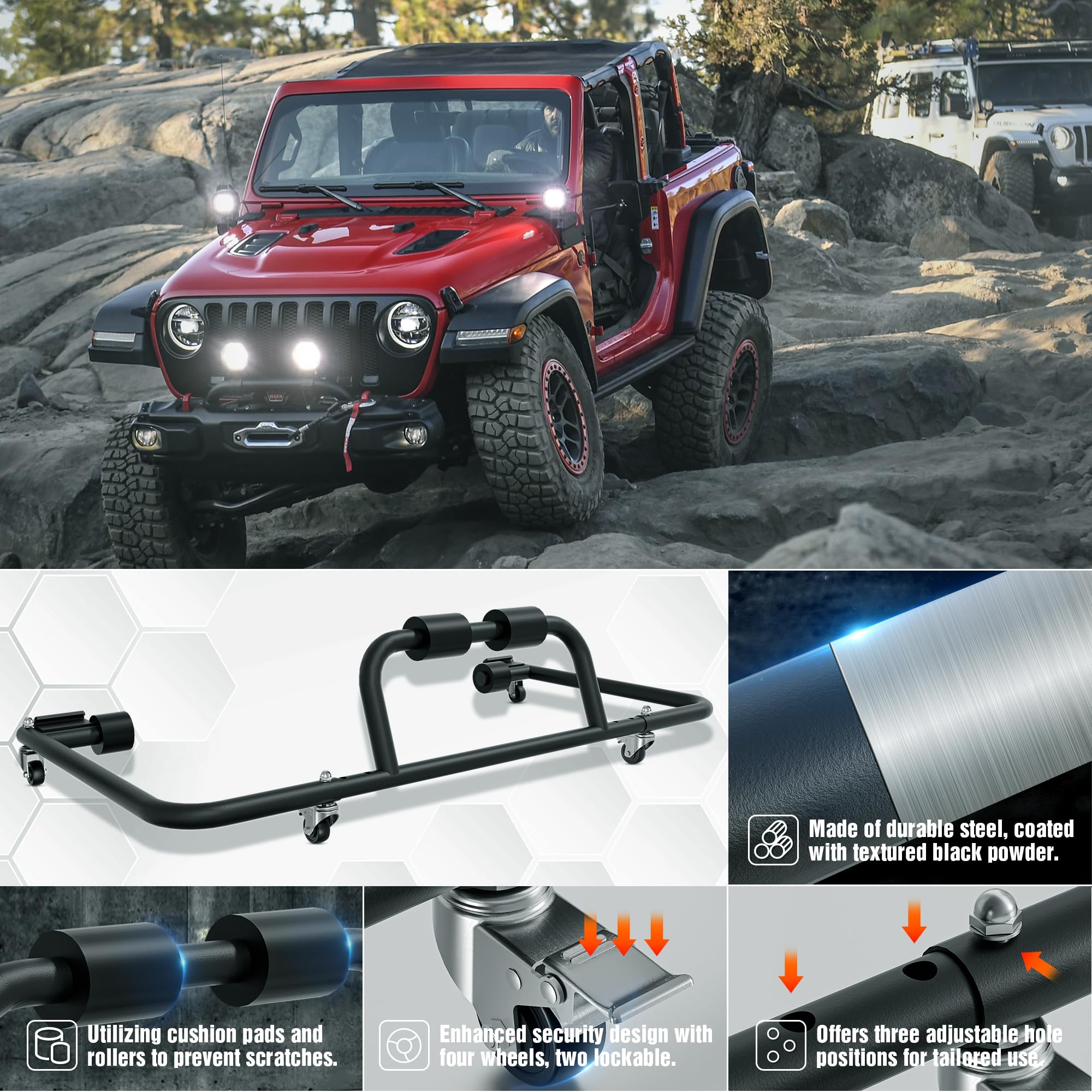 jeep wrangler JK JL ハードトップ ストレージ カート ジープ jeep wrangler JK JL ハードトップ ストレージ カート ジープ 07